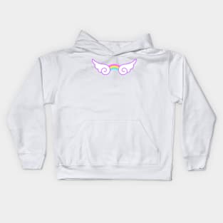 Angel Wings and Rainbow Kids Hoodie